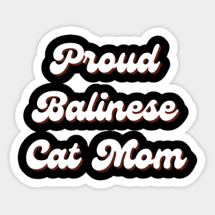 Balinese Cat Sticker